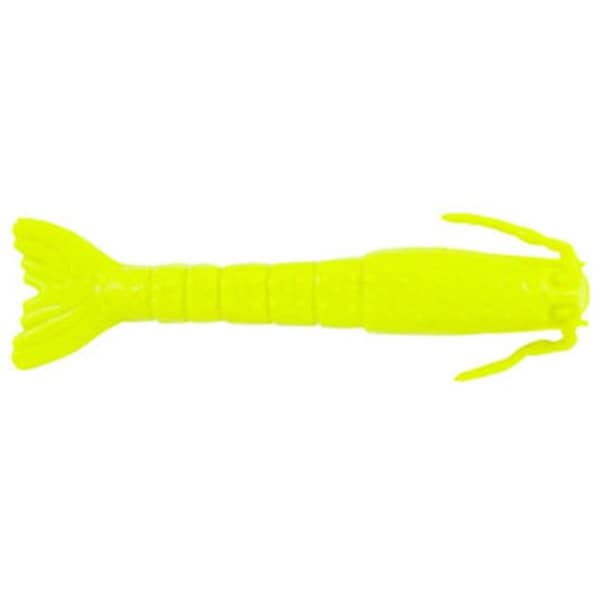 Berkley 3 in. Chartreuse Gulp Shrimp Fishing Lure, 6PK 1509645 - main